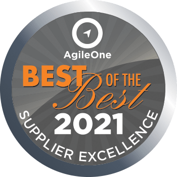 Best of the Best Supplier Excellence Award by AgileOne - 2021