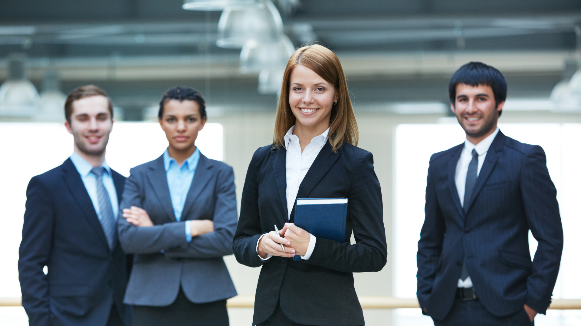 Business professionals in Europe