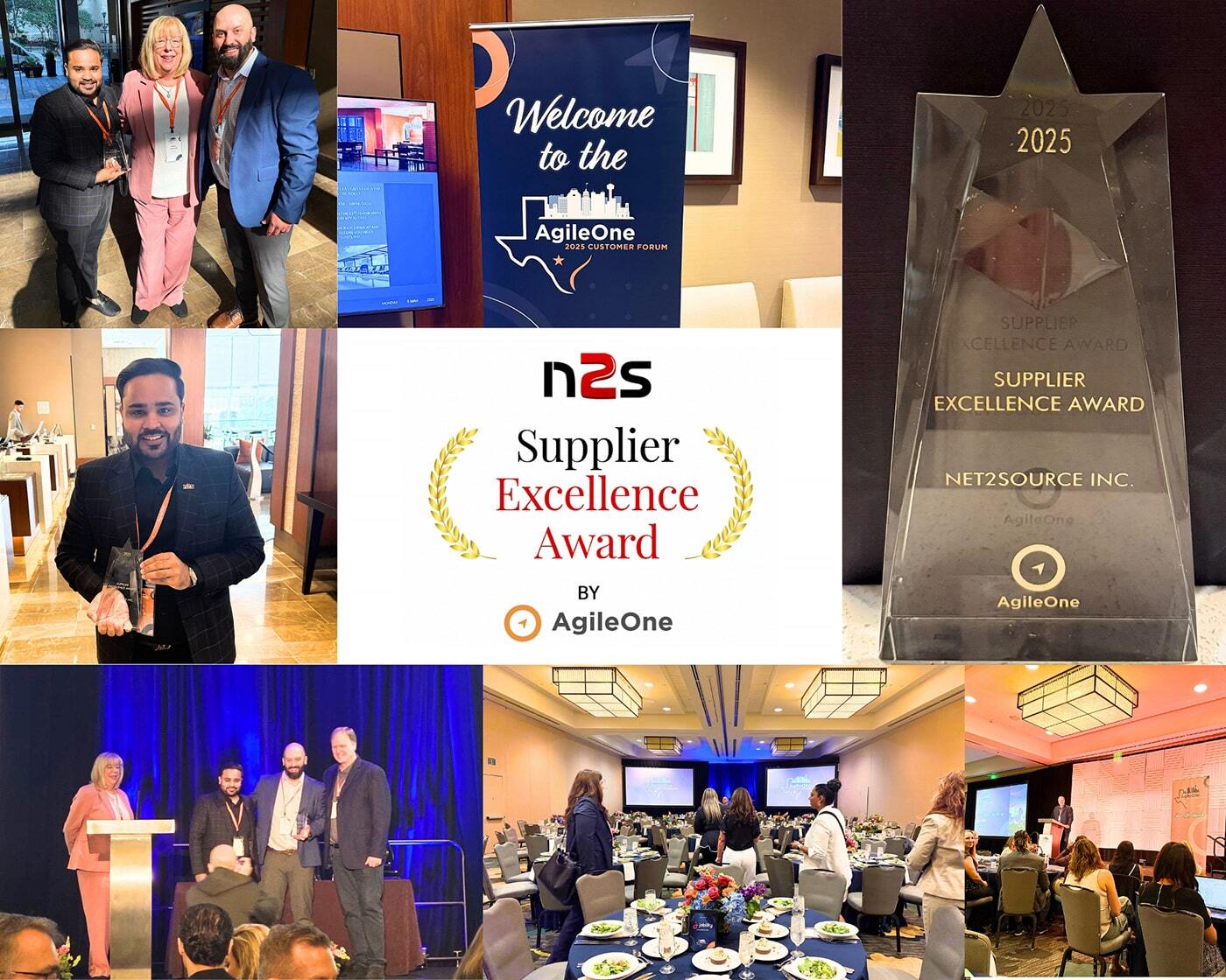 Net2Source Inc. Receives AgileOnes Supplier Excellence Award